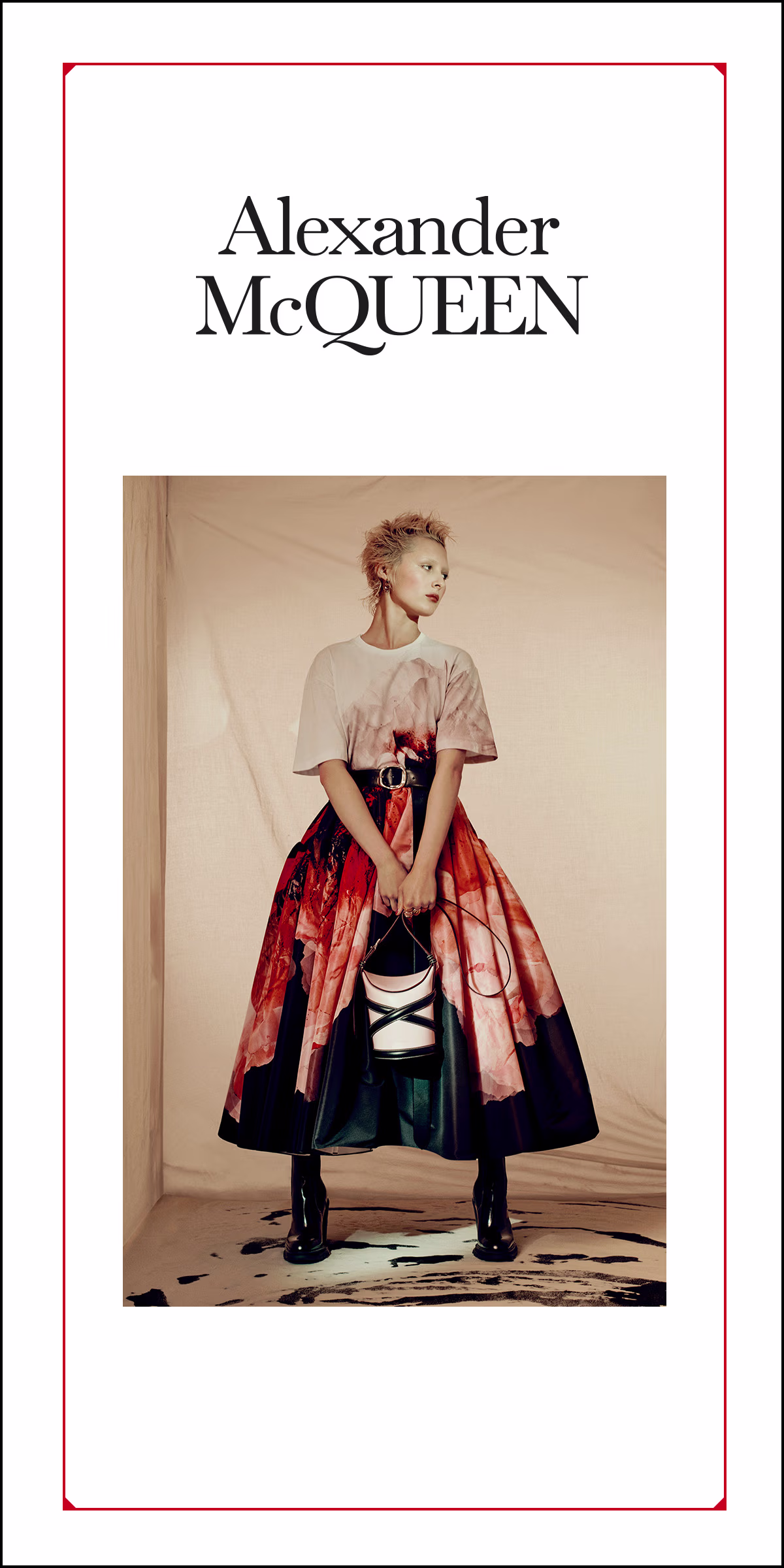 Display Ads created by GEGM for Alexander McQueen