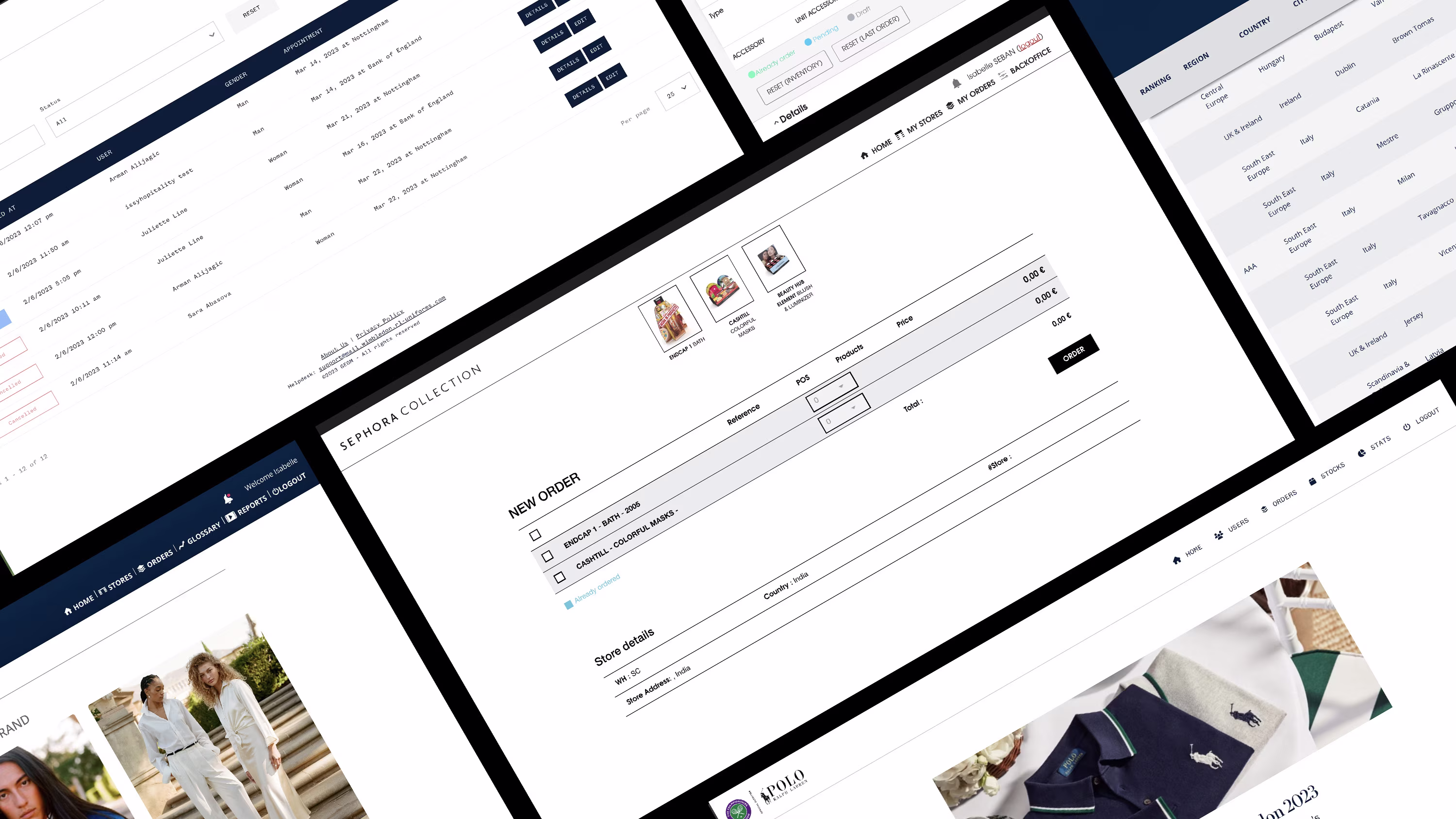 Order management tools developed by GEGM