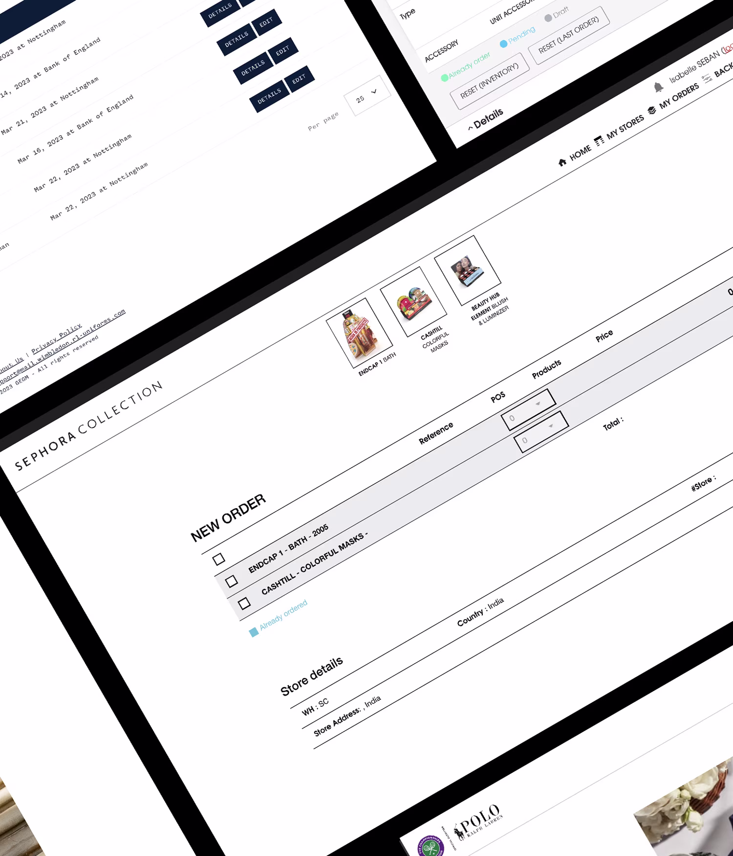 Order management tools developed by GEGM