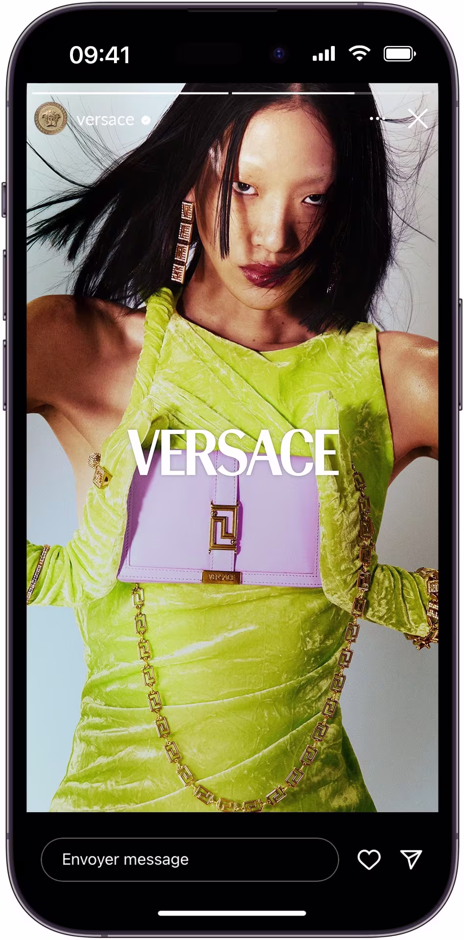 Social Ads provided by GEGM for Versace