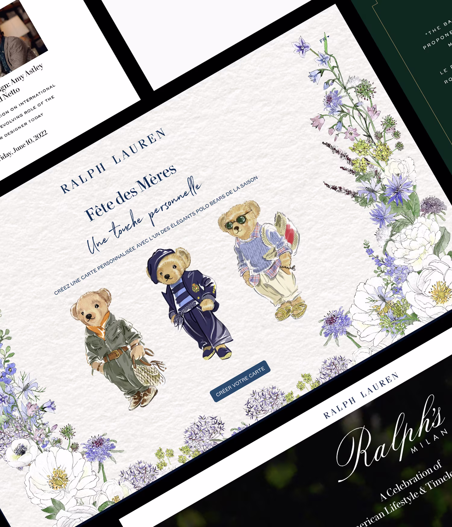 Event landing pages created by GEGM