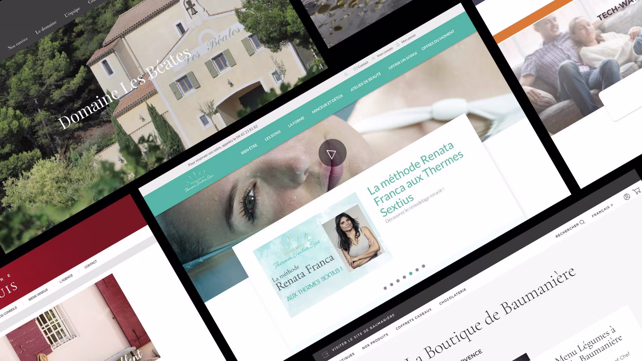 E-commerce and websites created by GEGM