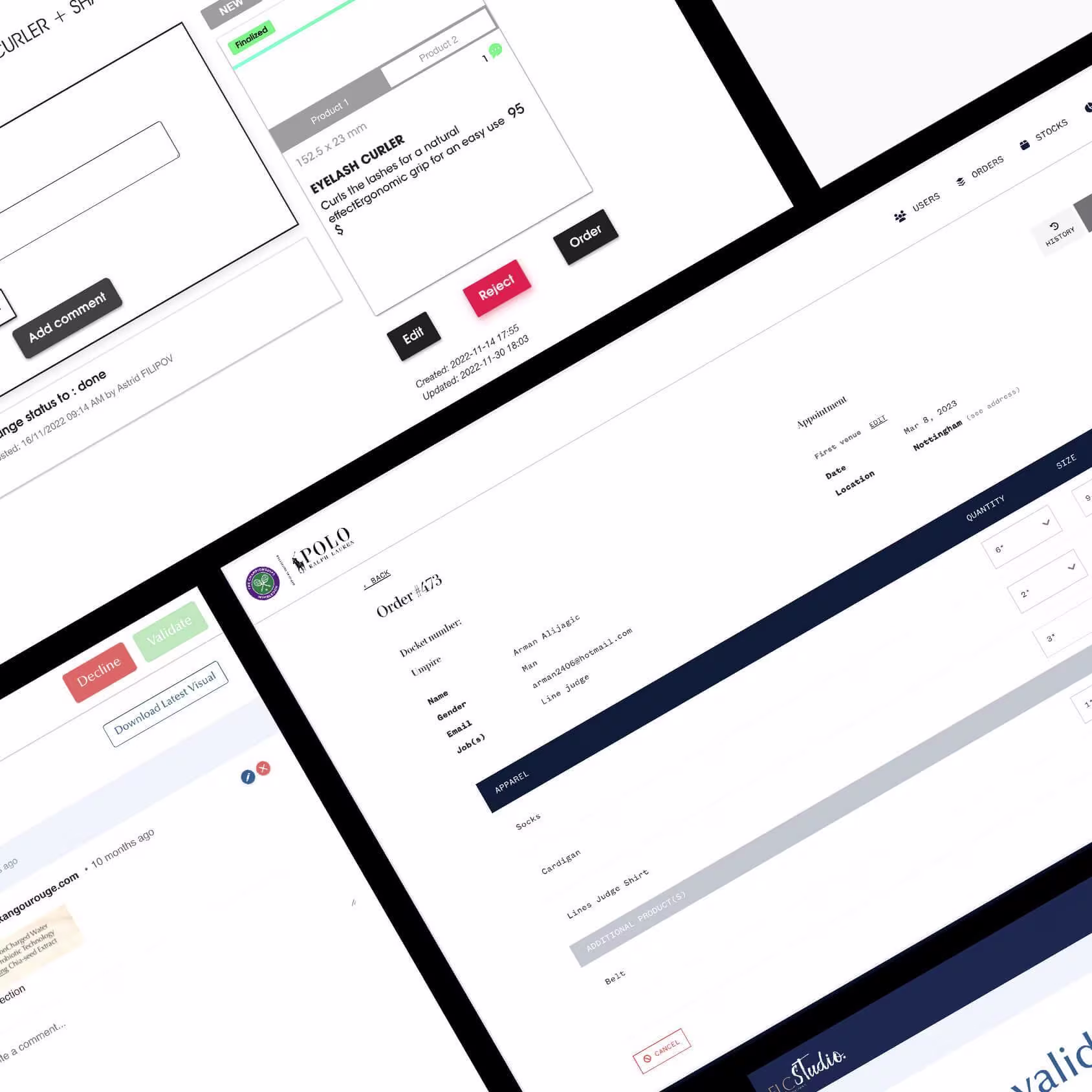 Workflows developed by GEGM